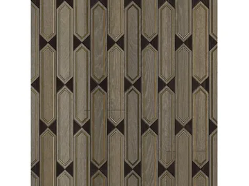 SPECIAL PANEL MATITA INSTALLATION 151 - Inlaid 3 layers wooden parquet by FOGLIE D'ORO - view 2
